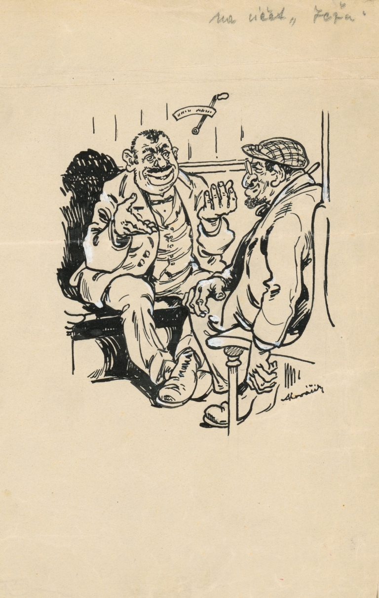 Satirical Drawing for a Magazine II. by Andrej Kováčik