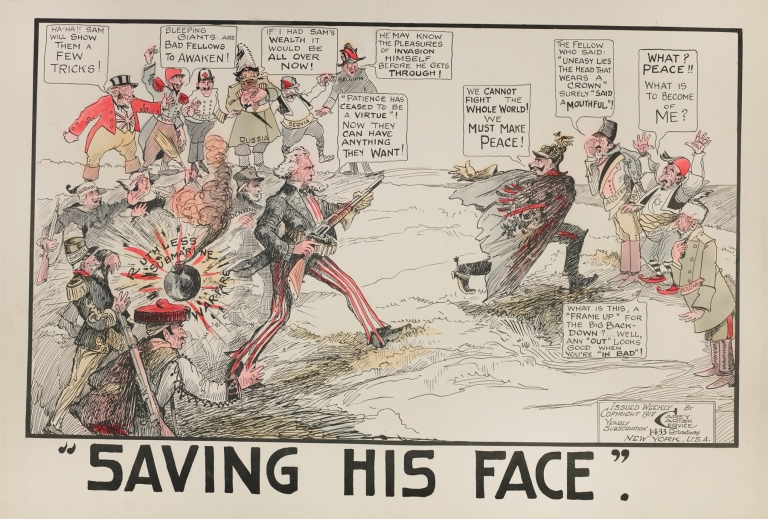 Saving his Face by Carey Cartoon Service