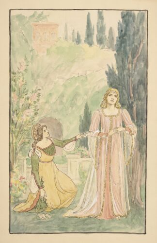 Scene from Two gentlemen of Verona by Walford Graham Robertson