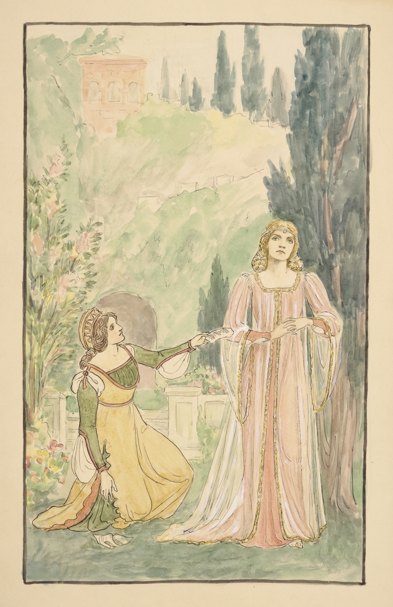 Scene from Two gentlemen of Verona by Walford Graham Robertson