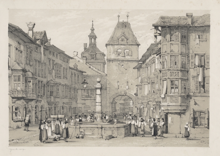 Schaffhausen by Samuel Prout