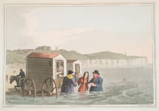 Sea bathing, Plate 17 by George Walker