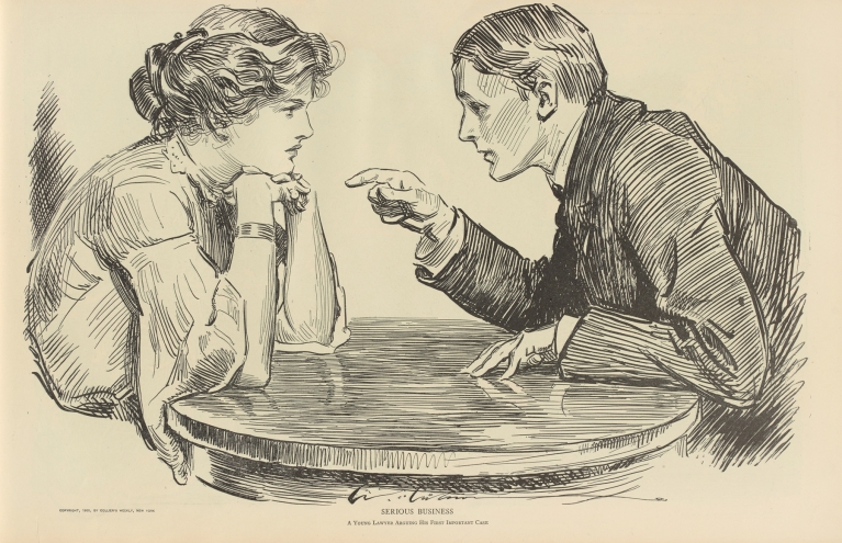 Serious business by Charles Dana Gibson