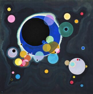 Several Circles by Wassily Kandinsky