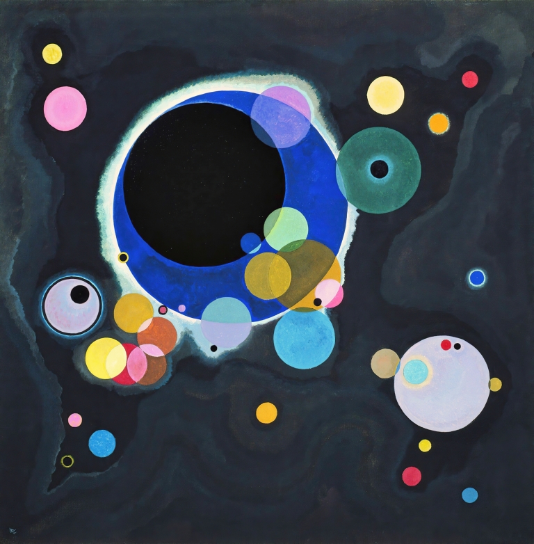 Several Circles by Wassily Kandinsky