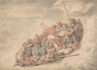 Shipwrecked sailors by Thomas Rowlandson