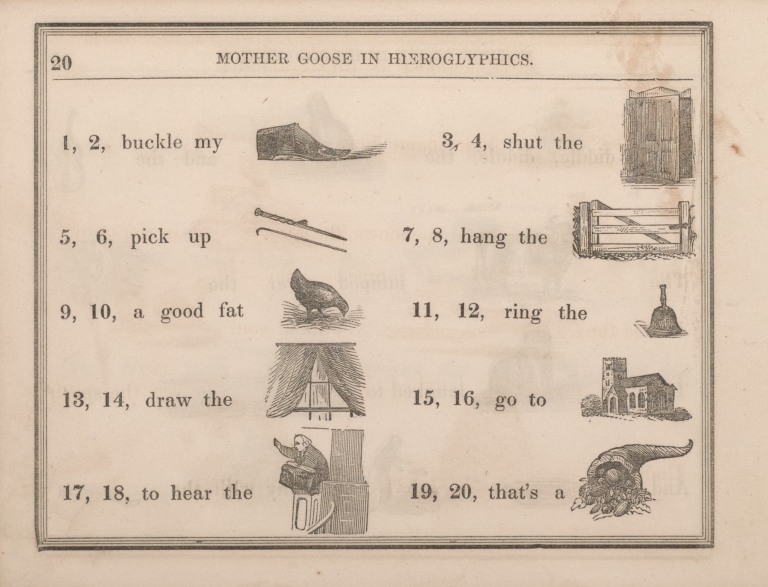 Shoe, Door, Sticks, Gate, Hen, Bell, Curtain, Meeting, Preaching, Plenty by Sherman & Co.