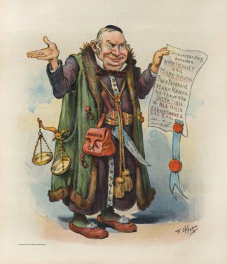 Shylock Hanna – he is bound to have his pound of flesh by Frederick Burr Opper