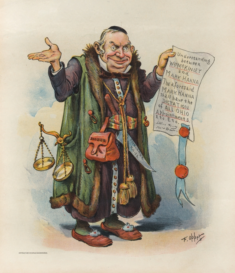 Shylock Hanna – he is bound to have his pound of flesh by Frederick Burr Opper