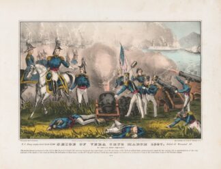 Siege of Vera Cruz March 1847; by the U.S. Army and Navy by John Cameron
