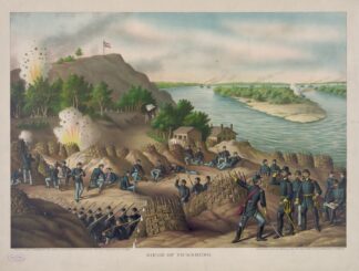 Siege of Vicksburg–13, 15, & 17 Corps, Commanded by Gen. U.S. Grant by Kurz & Allison