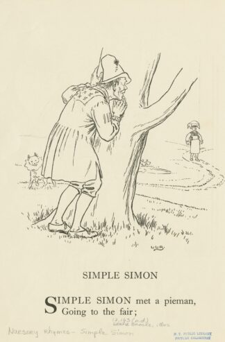 Simple Simon. by Leonard Leslie Brooke