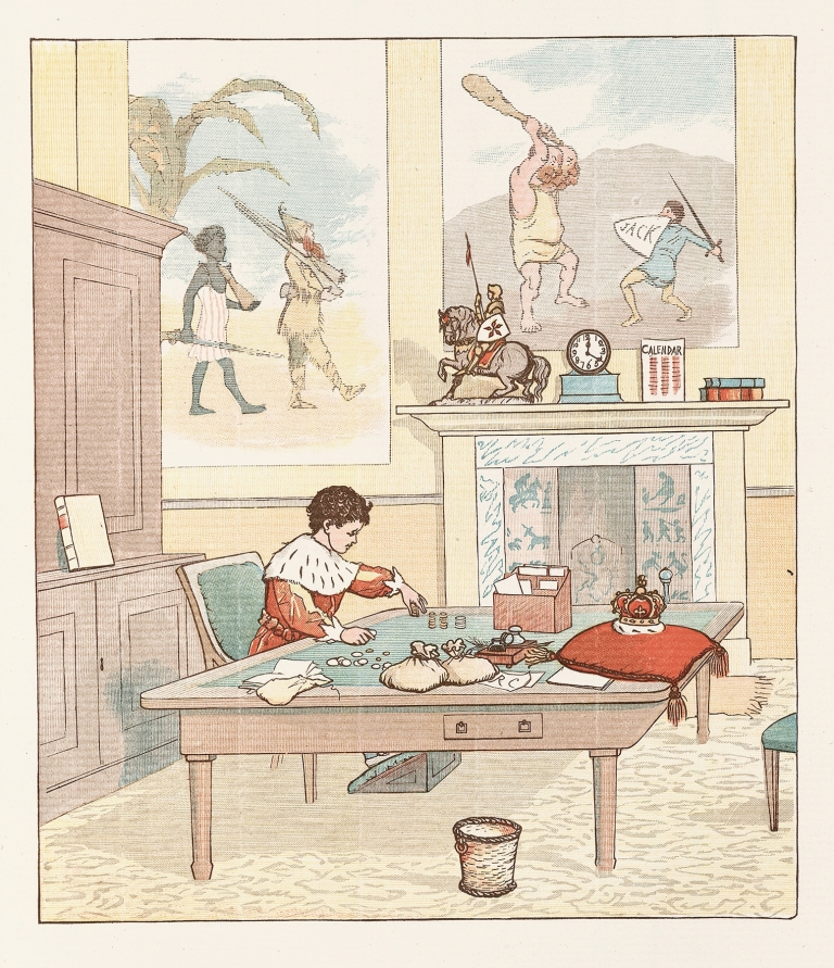 Sing a song for Sixpence Pl.6 by Randolph Caldecott