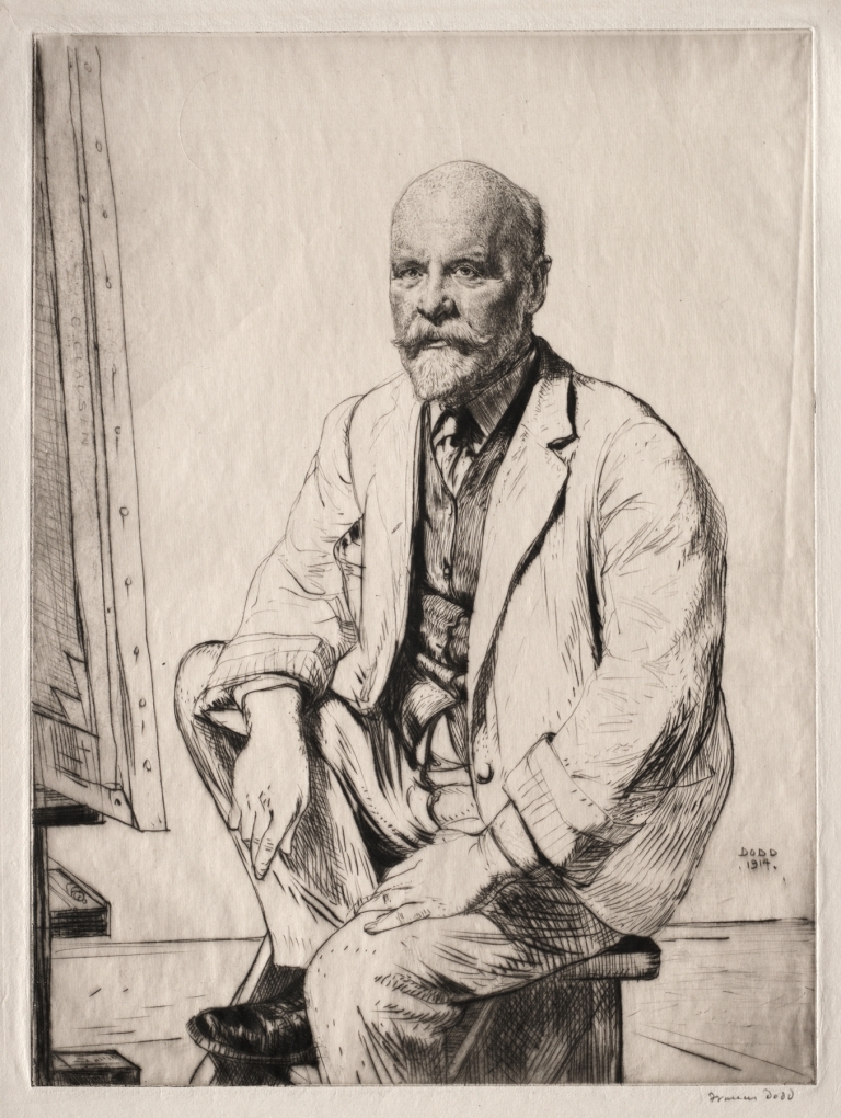 Sir George Claussen by Francis Dodd