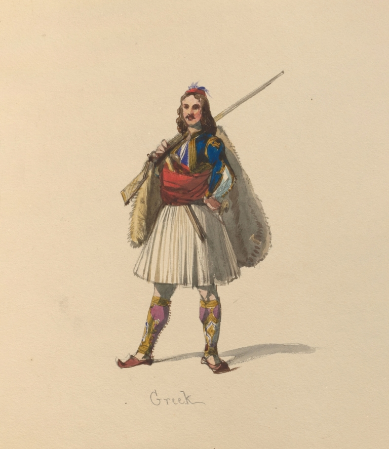 Sketches of costume Pl.010 by John Richard Coke Smyth