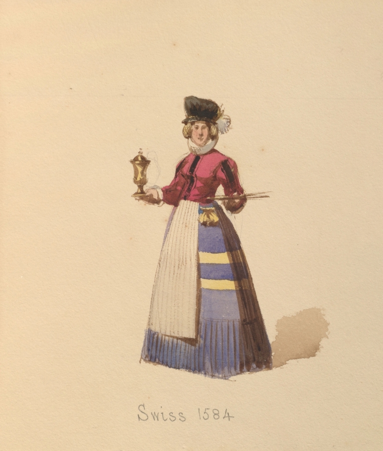 Sketches of costume Pl.044 by John Richard Coke Smyth