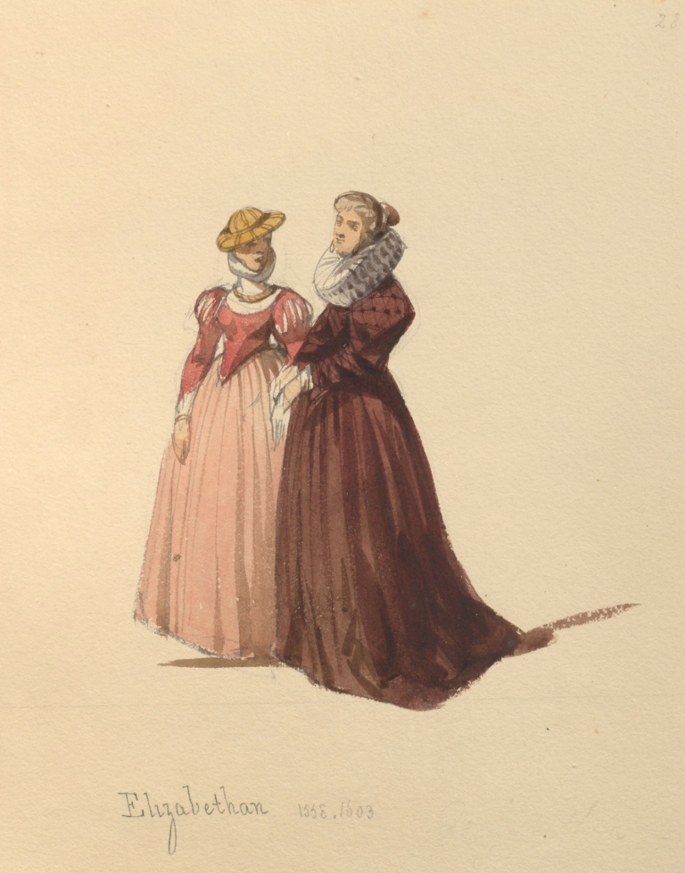 Sketches of costume Pl.088 by John Richard Coke Smyth