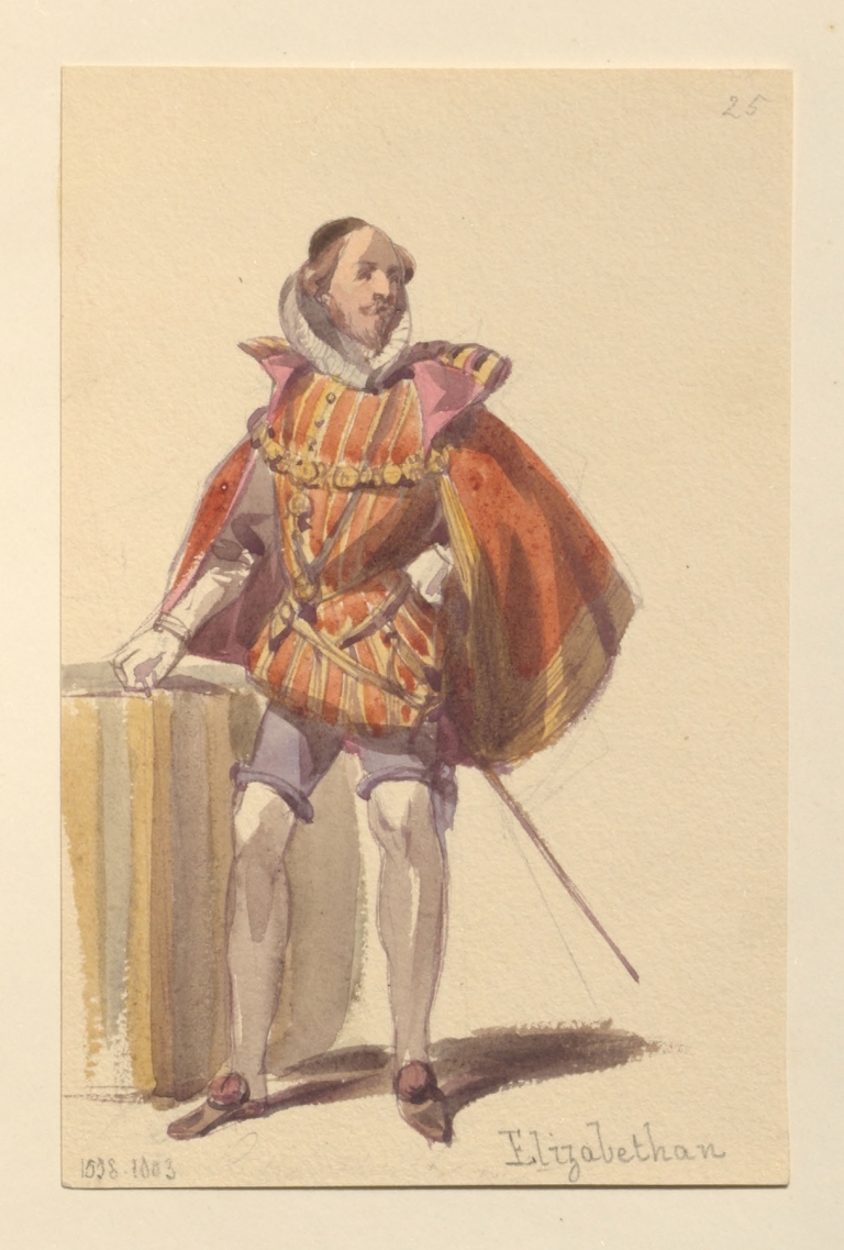 Sketches of costume Pl.090 by John Richard Coke Smyth