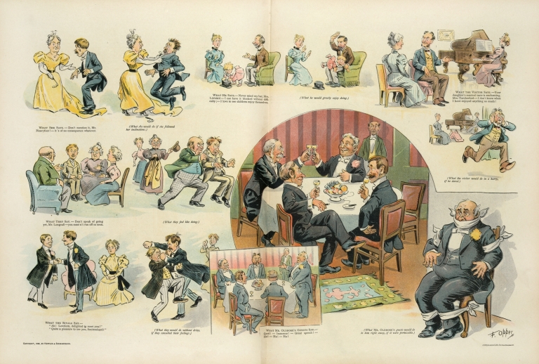 Social hypocrisies, and the painful scenes they save us from by Frederick Burr Opper