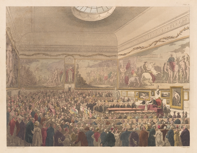 Society for the Encouragement of Arts by Thomas Rowlandson
