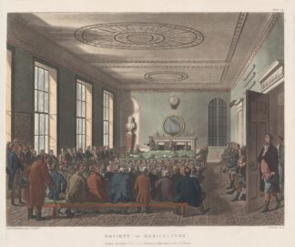 Society of Agriculture by Thomas Rowlandson