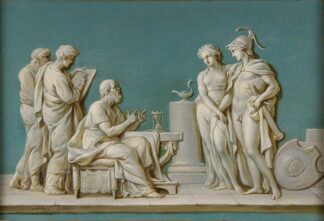 Socrate instruisant la jeunesse by Jean-Simon Berthélemy