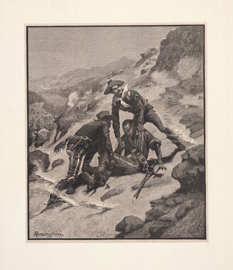 Soldiering in the Southwest–The Rescue of Corporal Scott by Frederic Remington