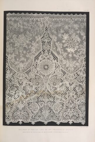 Specimen of Honiton lace by Matthew Digby Wyatt