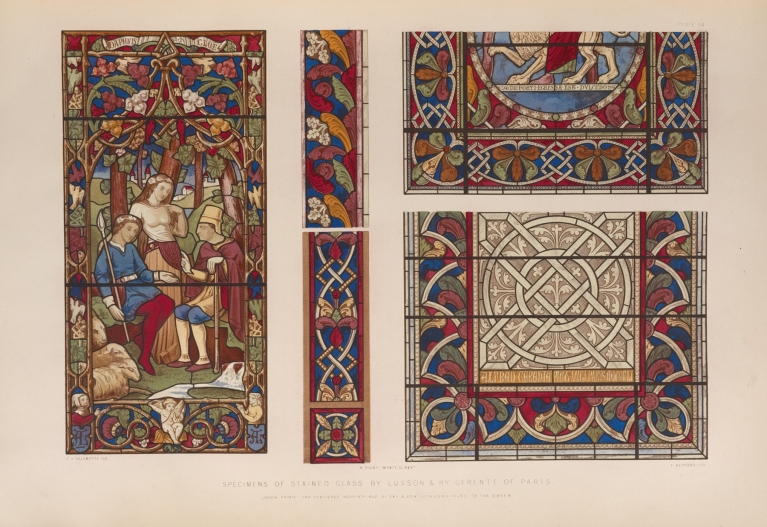 Specimens of stained glass by Matthew Digby Wyatt