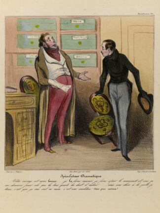 Spéculateur dramatique by Honoré Daumier