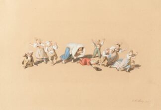 Spielende Kinder by Franz Niklaus König