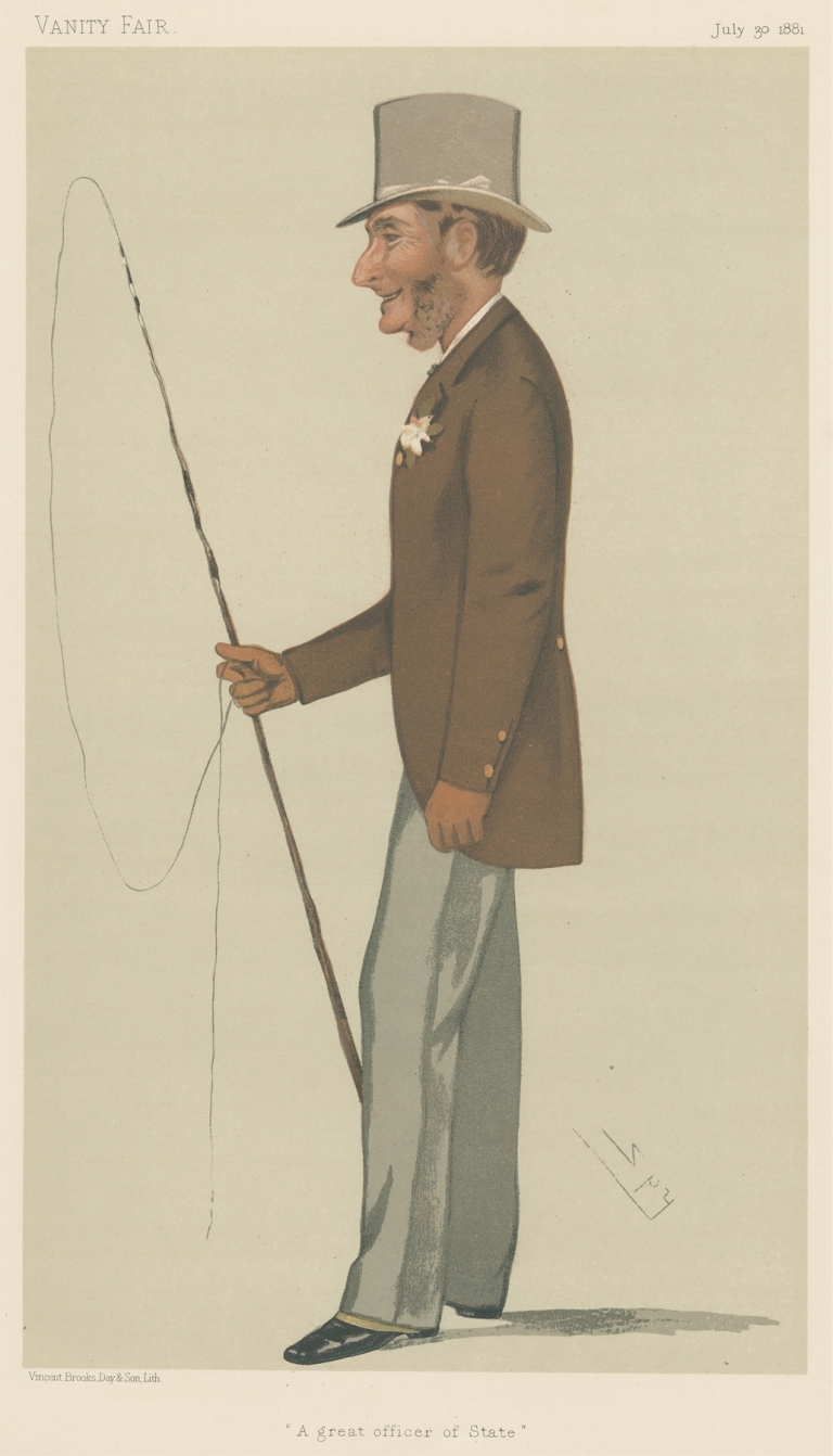 Sports, Miscellaneous; Carriages; ‘A Great Officer of State’, Lord Aveland, July 30, 1881 by Leslie Matthew Ward