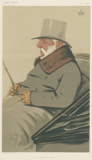 Sports, Miscellaneous; Carriages; ‘A Peninsular Veteran’, The Marquis of Tweeddale, January 8, 1876 by Carlo Pellegrini