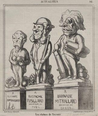 Statues of the future by Honoré Daumier