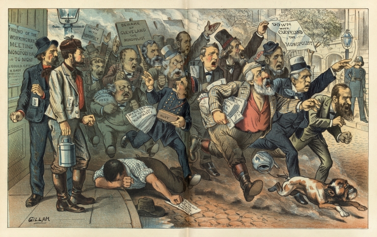 ‘Stop thief!’ by Bernhard Gillam