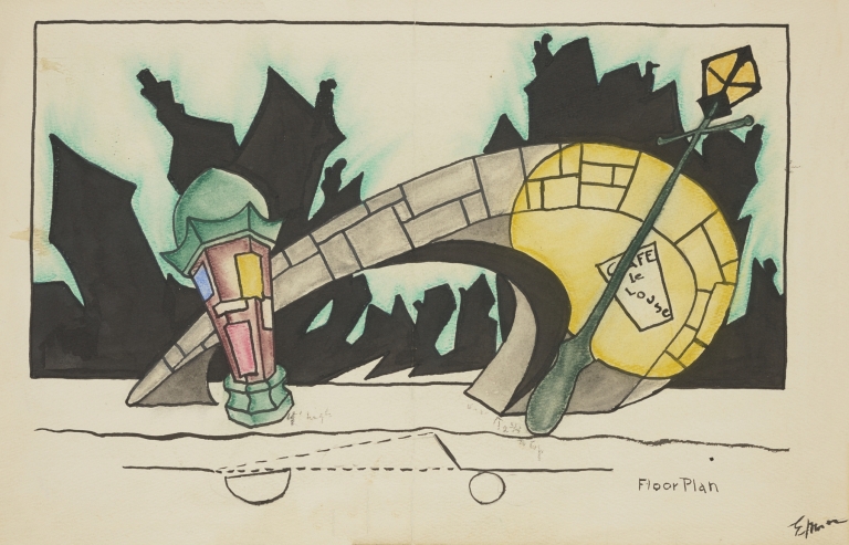 String Fever: Sketch no. 3, Floor Plan by E. Moore