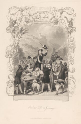 Students’ Life in Germany, Landesvater by Albert Henry Payne