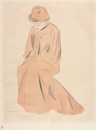 Study of a Seated Woman by Jean-Louis Forain