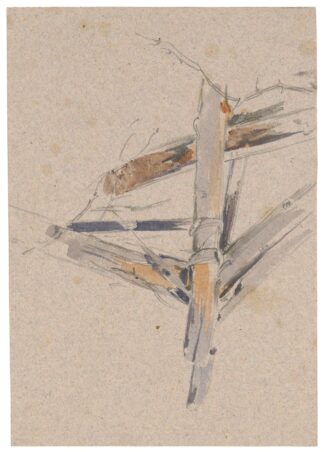 Study of Wooden Animal Trap by Friedrich Carl von Scheidlin