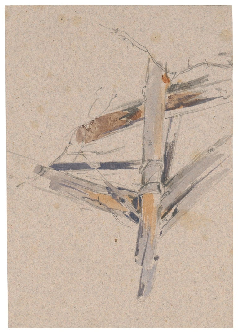 Study of Wooden Animal Trap by Friedrich Carl von Scheidlin