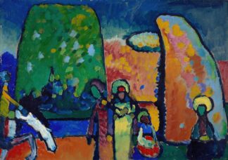 Study on Improvisation No. 2 by Wassily Kandinsky