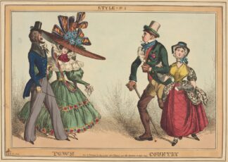 Style – pl. 1. Town. Country. by William Heath