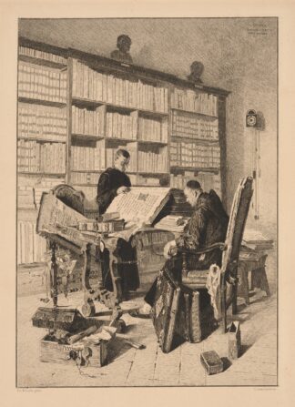 Subiaco Library by Léon Gaucherel