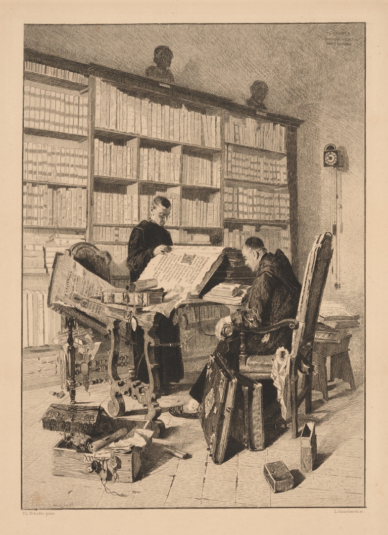 Subiaco Library by Léon Gaucherel
