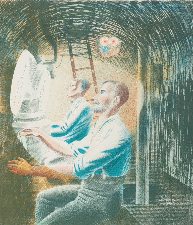 Submarine observation by Eric Ravilious