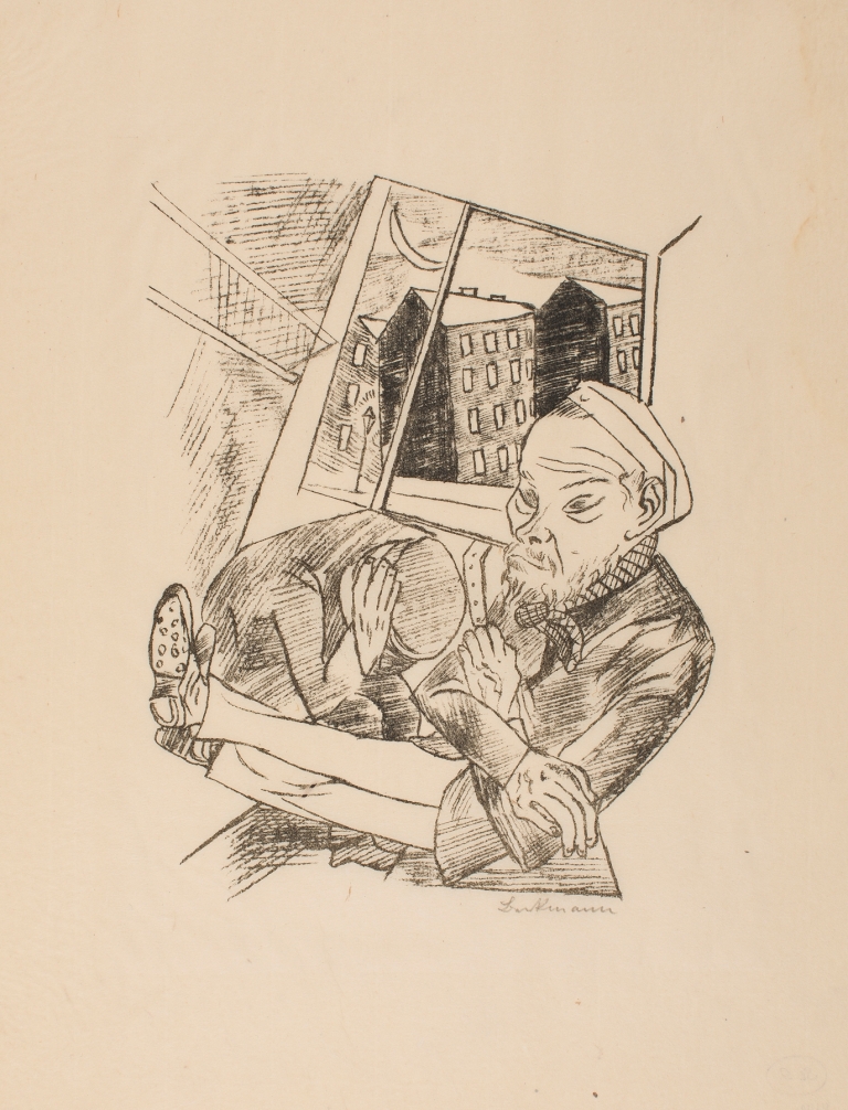 Suburban Morning by Max Beckmann
