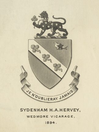 Sydenham Henry Augustus Hervey by Anonymous