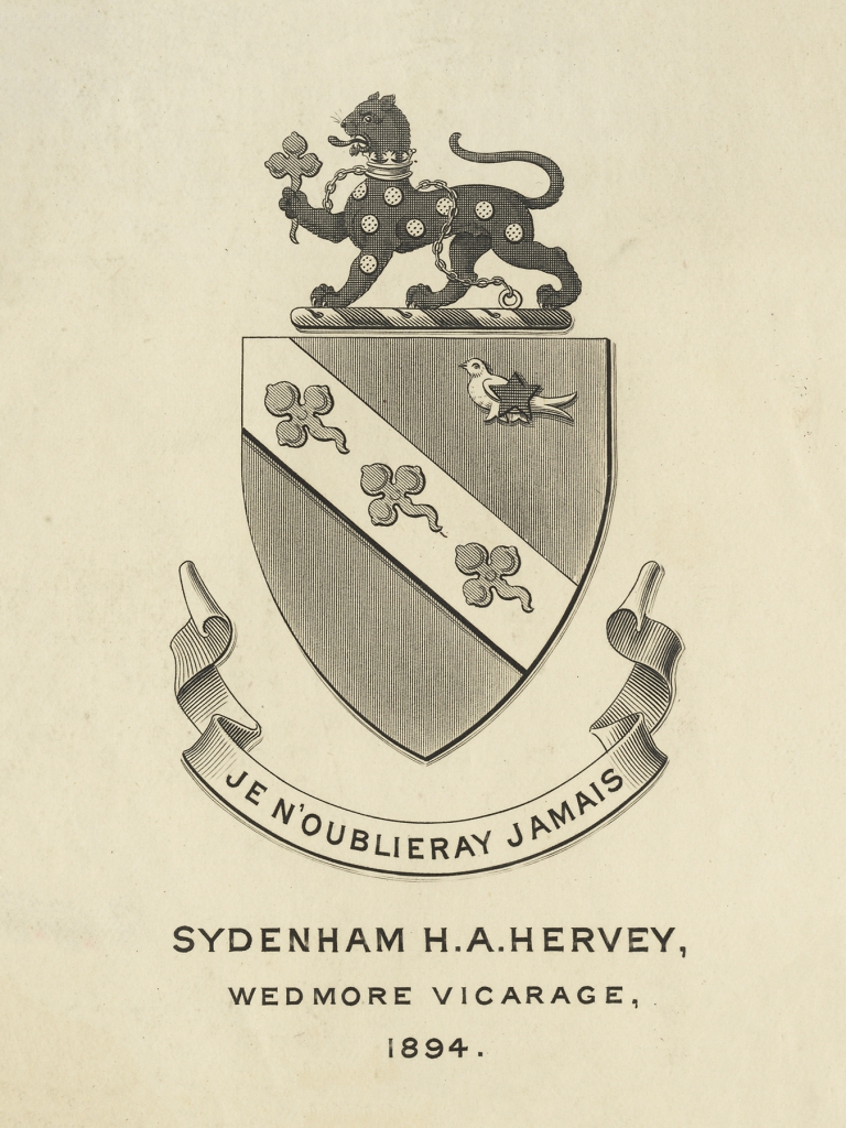 Sydenham Henry Augustus Hervey by Anonymous