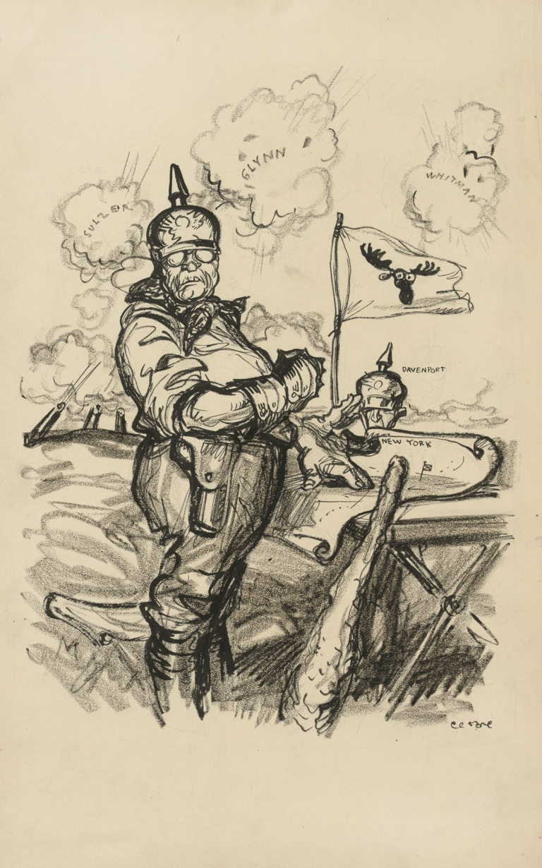 T.R. ‘Who isn’t for me is against me’ by Oscar Edward Cesare