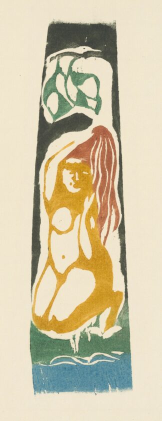 Tahitian Woman Doing her Hair by Paul Gauguin